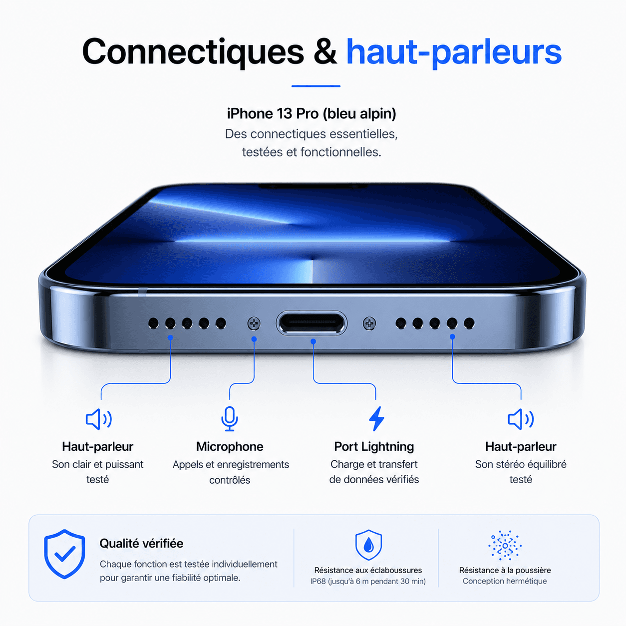 Audio & micro vérifiés
